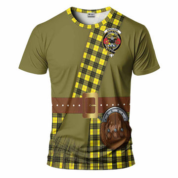 MacLeod (McLeod) Tartan Crest T-Shirt Kilt Costume Style