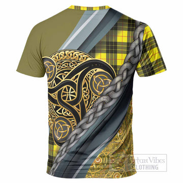 MacLeod (McLeod) Tartan Crest T-Shirt Scottish Triskele Celtic