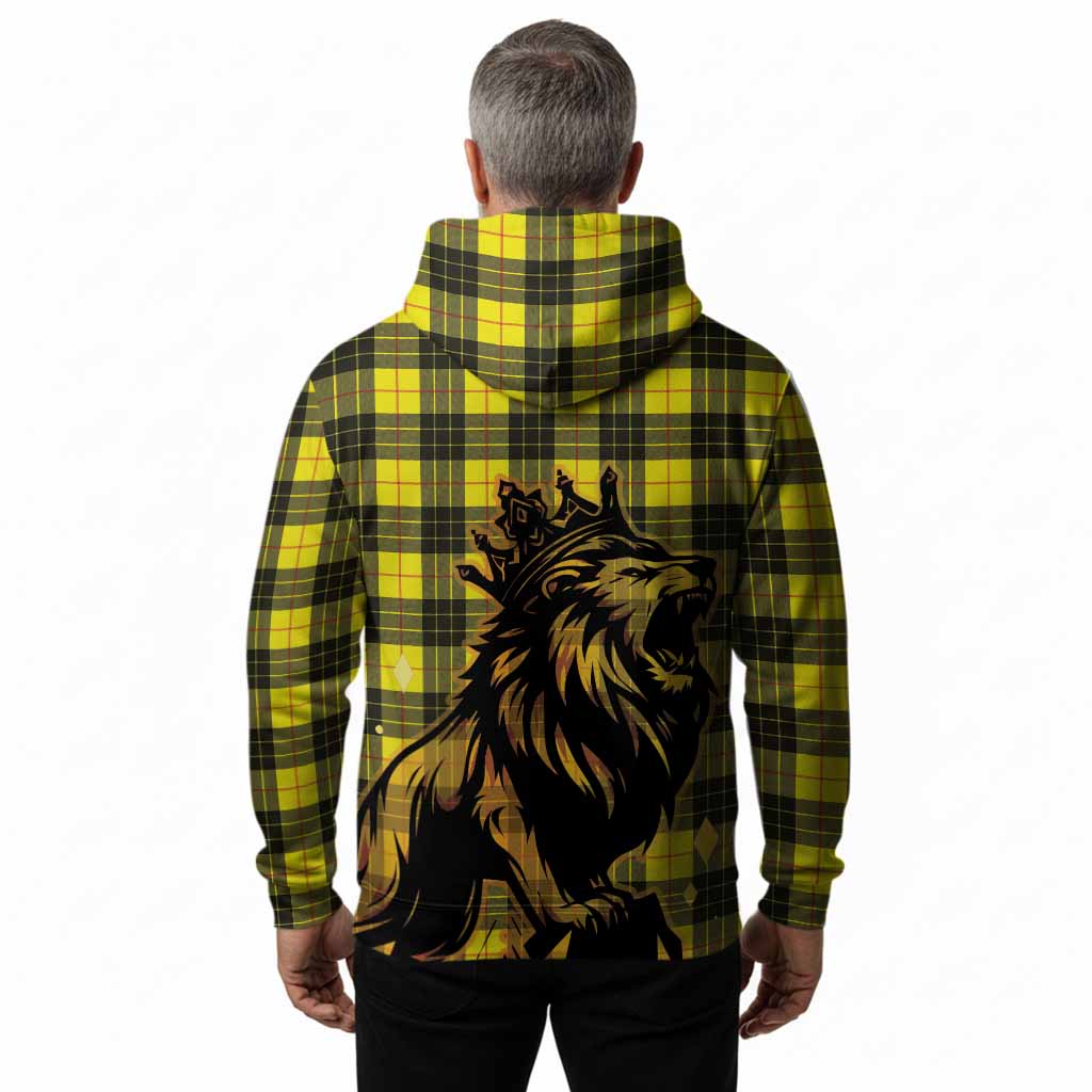 MacLeod (McLeod) Tartan Family Crest Hoodie Crowned Lion Roaring