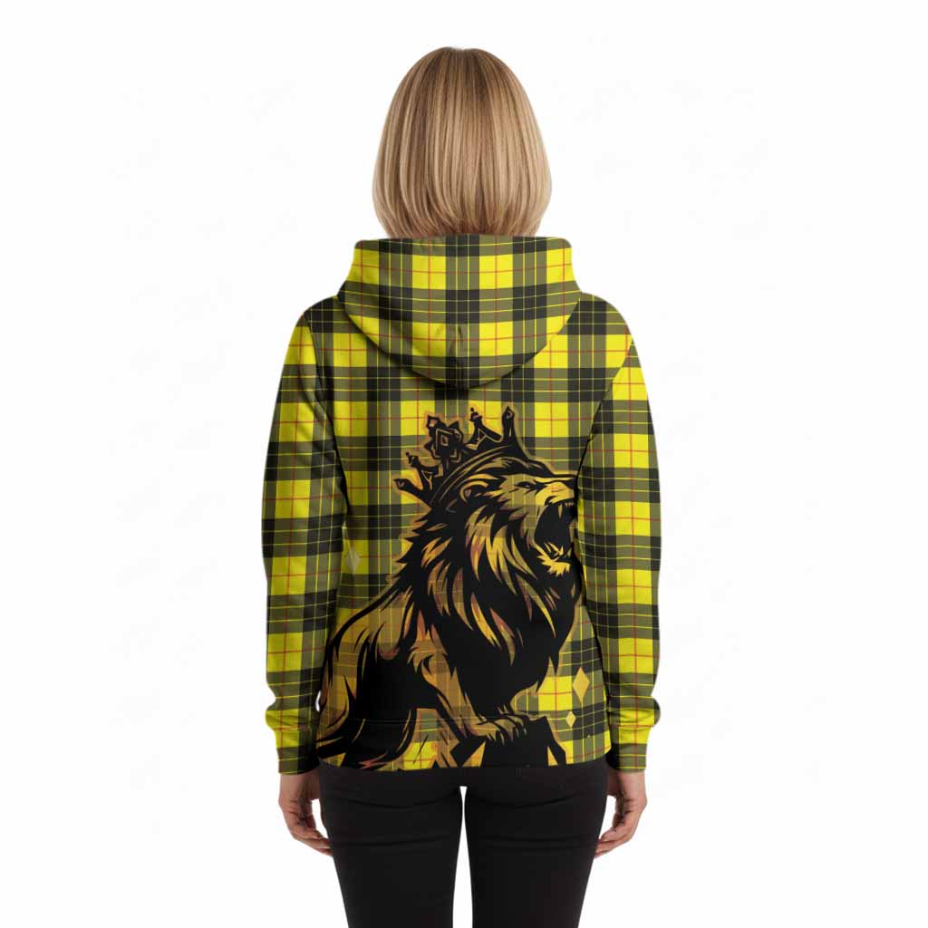 MacLeod (McLeod) Tartan Family Crest Hoodie Crowned Lion Roaring