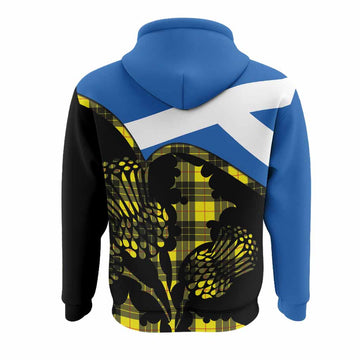 MacLeod (McLeod) Tartan Family Crest Hoodie Scotland Thistle Floral Flag Style