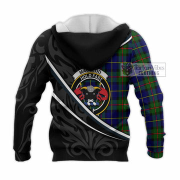MacLeod (McLeod) Tartan Family Crest Knitted Hoodie Celtic Scottish Thistle Floral