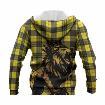 MacLeod (McLeod) Tartan Family Crest Knitted Hoodie Crowned Lion Roaring