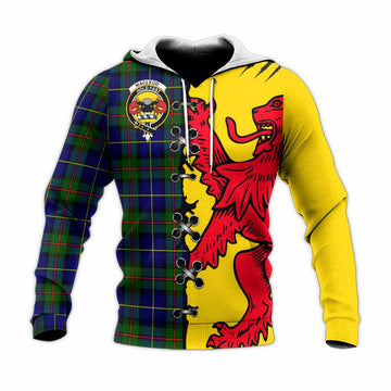 MacLeod (McLeod) Tartan Family Crest Knitted Hoodie Lion Rampant Honor