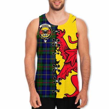 MacLeod (McLeod) Tartan Family Crest Men Tank Top Lion Rampant Honor
