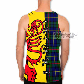 MacLeod (McLeod) Tartan Family Crest Men Tank Top Lion Rampant Honor