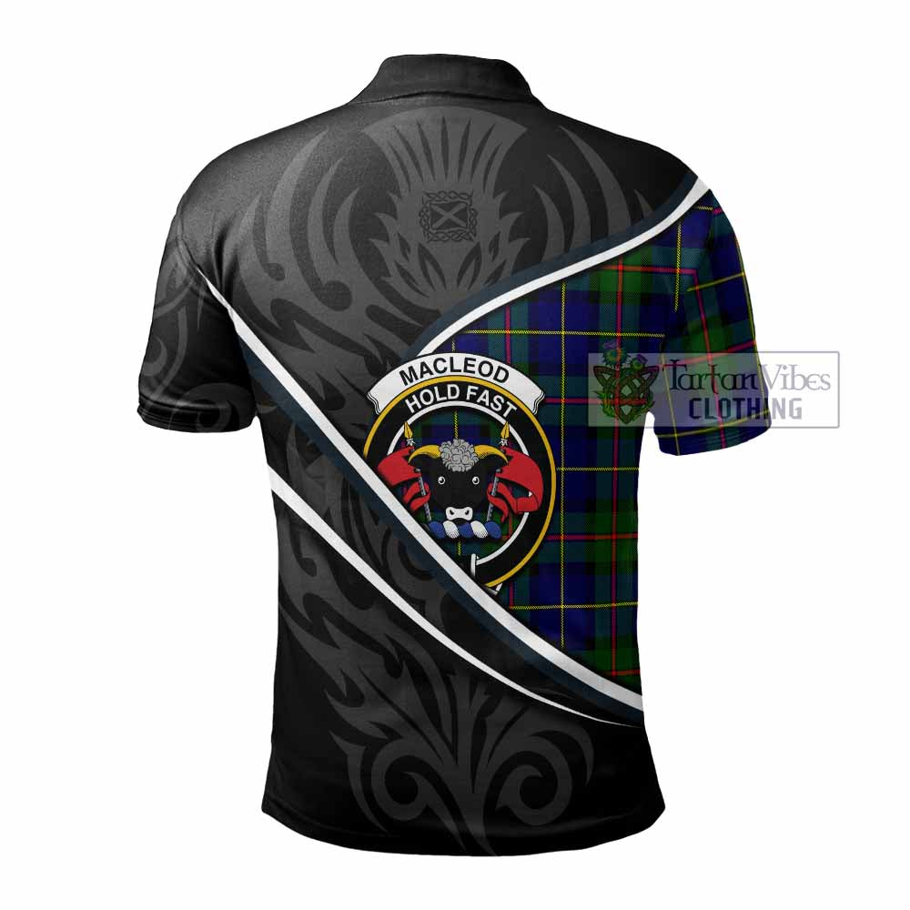 MacLeod (McLeod) Tartan Family Crest Polo Shirt Celtic Scottish Thistle Floral - Tartan Vibes Clothing