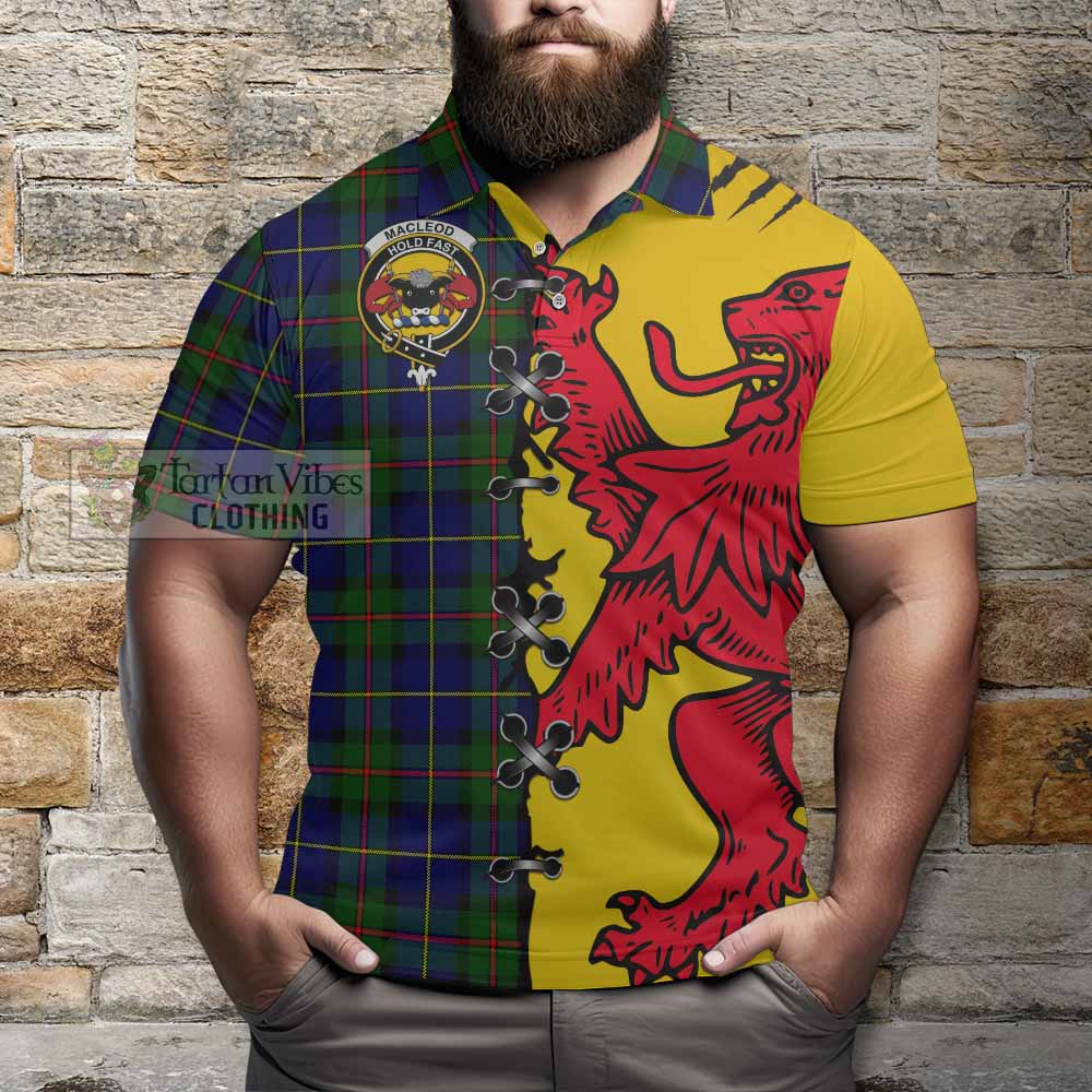 MacLeod (McLeod) Tartan Family Crest Polo Shirt Lion Rampant Honor - Tartan Vibes Clothing