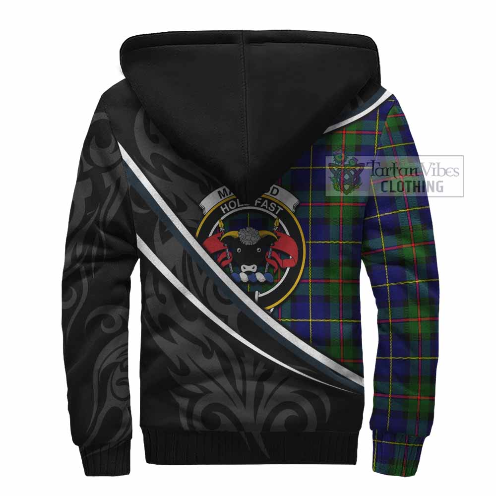 MacLeod (McLeod) Tartan Family Crest Sherpa Hoodie Celtic Scottish Thistle Floral - Tartan Vibes Clothing