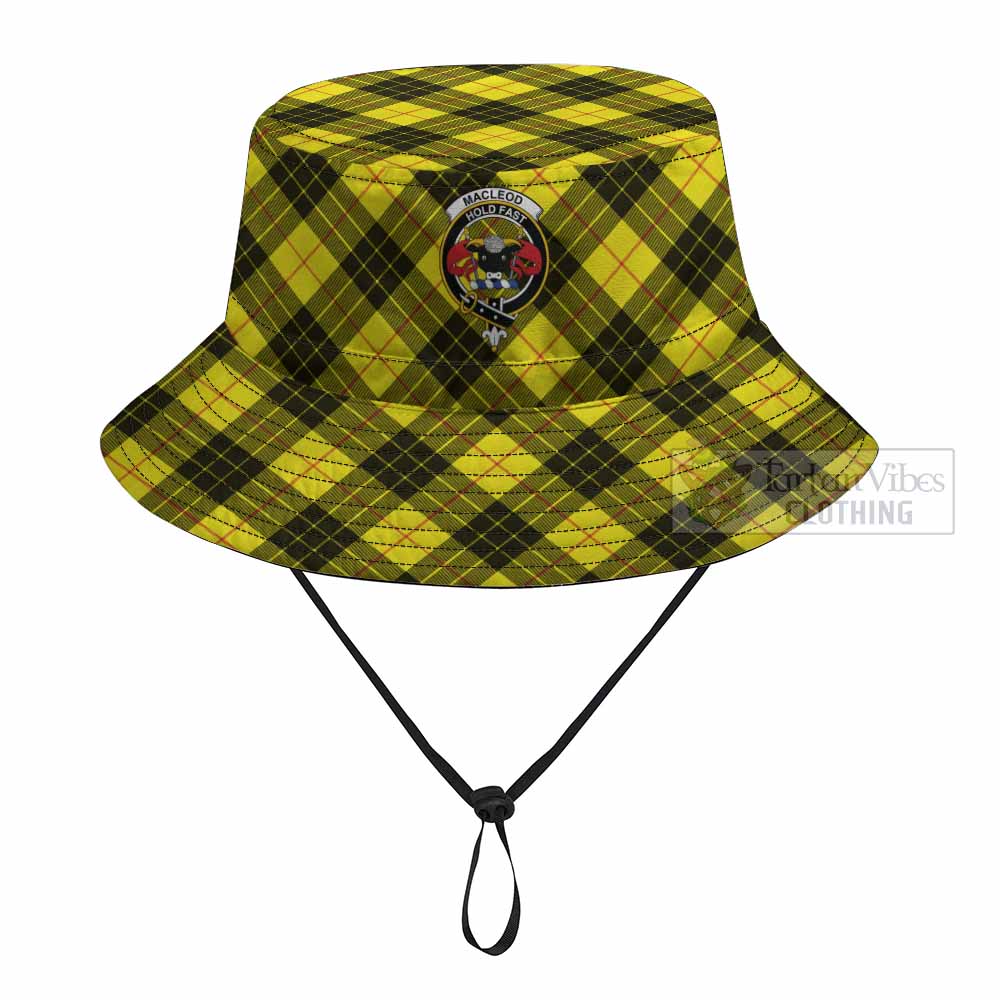 MacLeod (McLeod) Tartan Fishing Hat with Family Crest