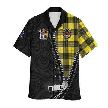 MacLeod (McLeod) Tartan Hawaiian Shirt New Zealand Pattern Unique Zipper Stylized