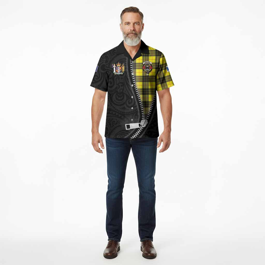 MacLeod (McLeod) Tartan Hawaiian Shirt New Zealand Pattern Unique Zipper Stylized