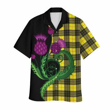 MacLeod (McLeod) Tartan Hawaiian Shirt Traditional Scottish Thistle