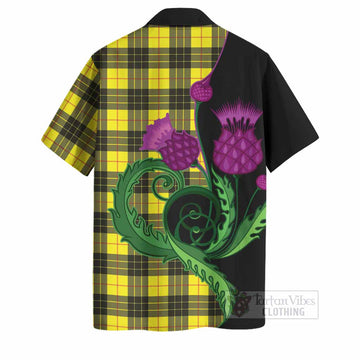MacLeod (McLeod) Tartan Hawaiian Shirt Traditional Scottish Thistle