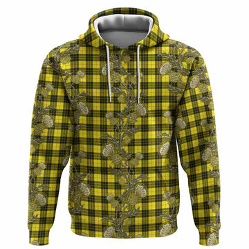 MacLeod (McLeod) Tartan Hoodie Seamless Scottish Thistle Flowers
