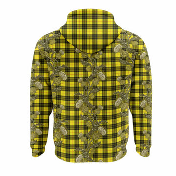 MacLeod (McLeod) Tartan Hoodie Seamless Scottish Thistle Flowers