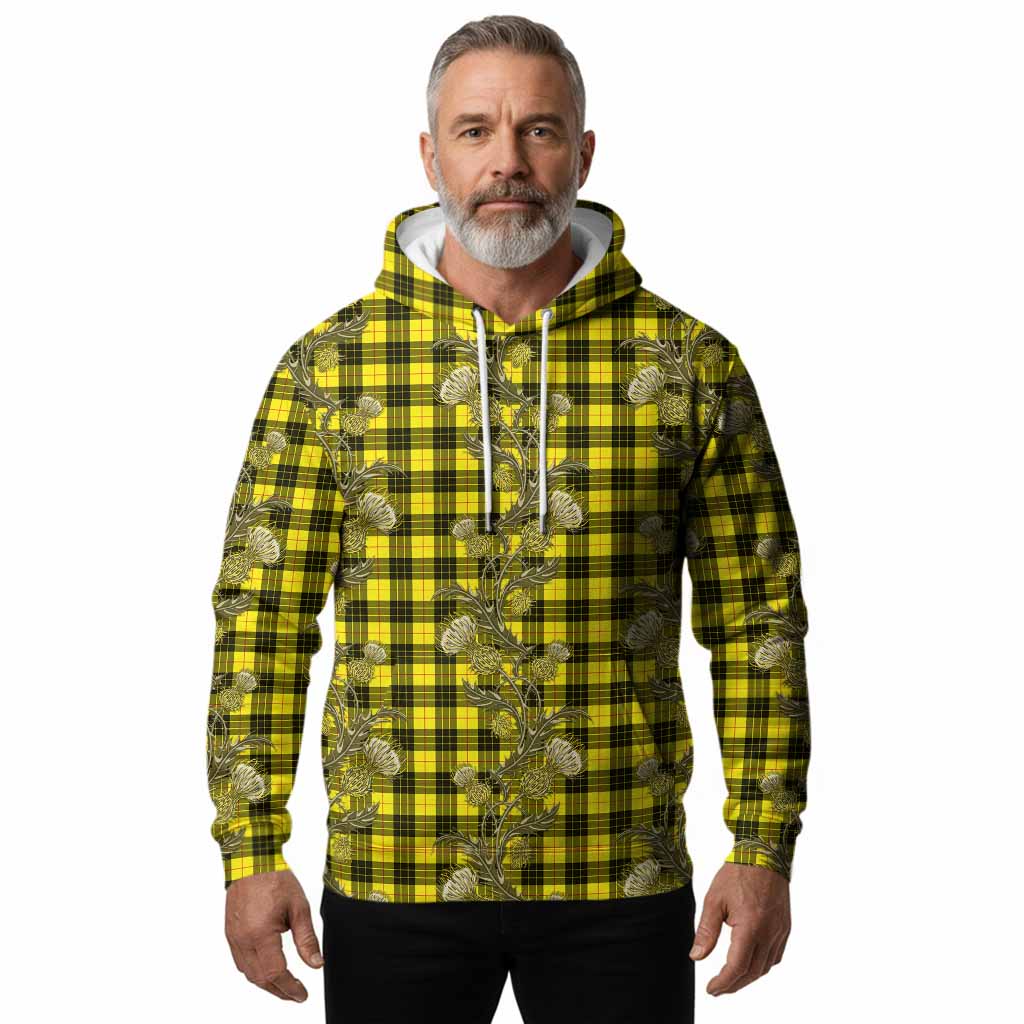MacLeod (McLeod) Tartan Hoodie Seamless Scottish Thistle Flowers