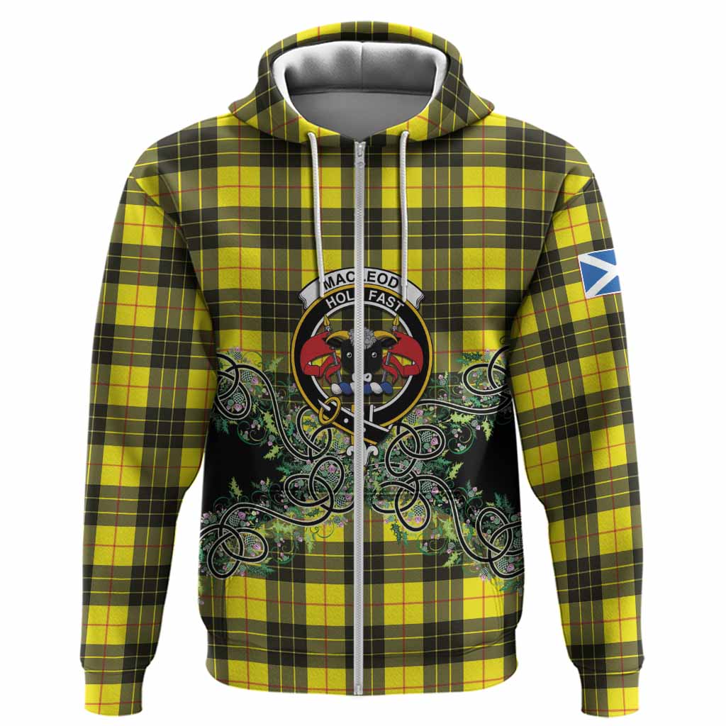 MacLeod (McLeod) Tartan Hoodie Thistle Scottish Spirit