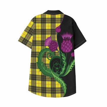 MacLeod (McLeod) Tartan Kid Hawaiian Shirt Traditional Scottish Thistle