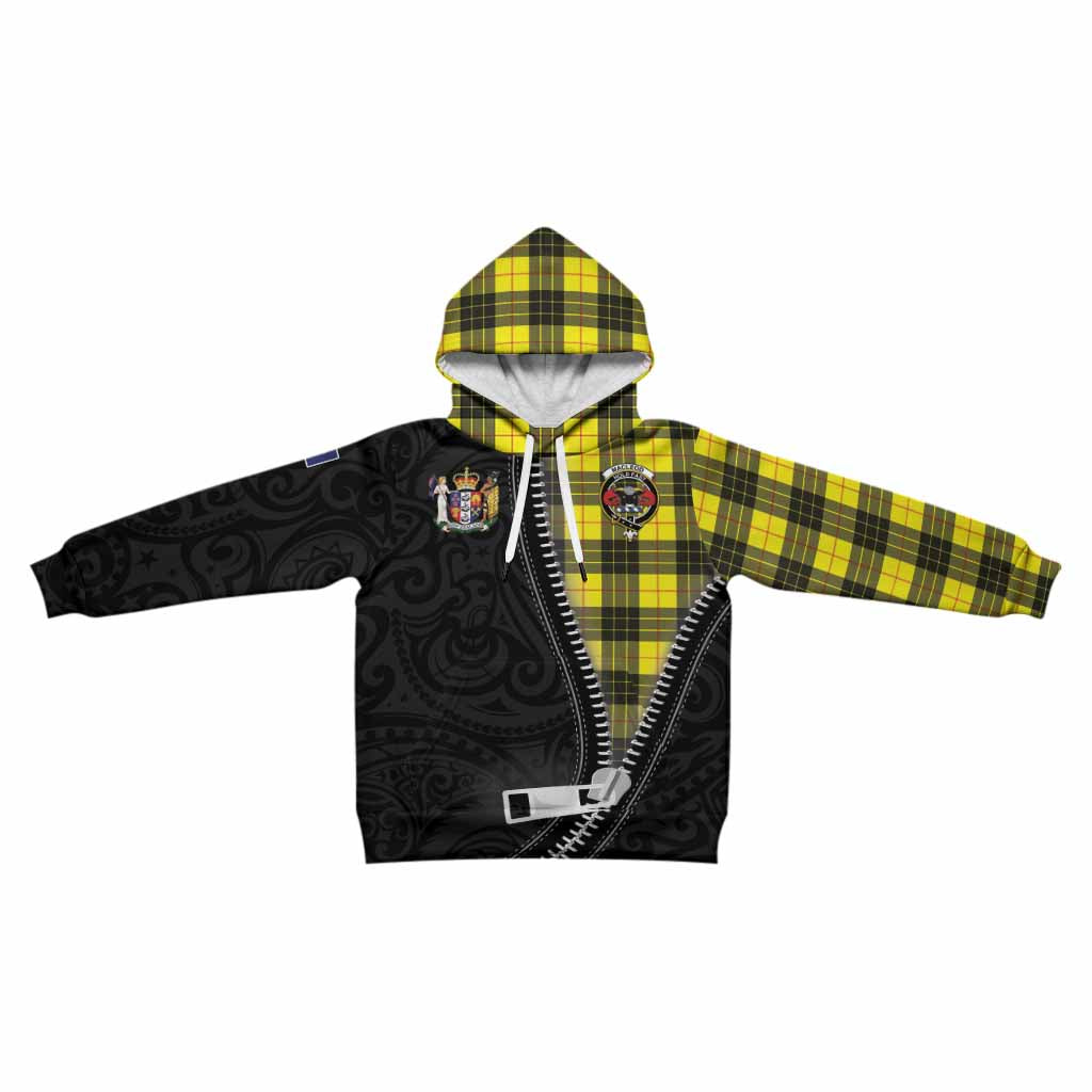 MacLeod (McLeod) Tartan Kid Hoodie New Zealand Pattern Unique Zipper Stylized