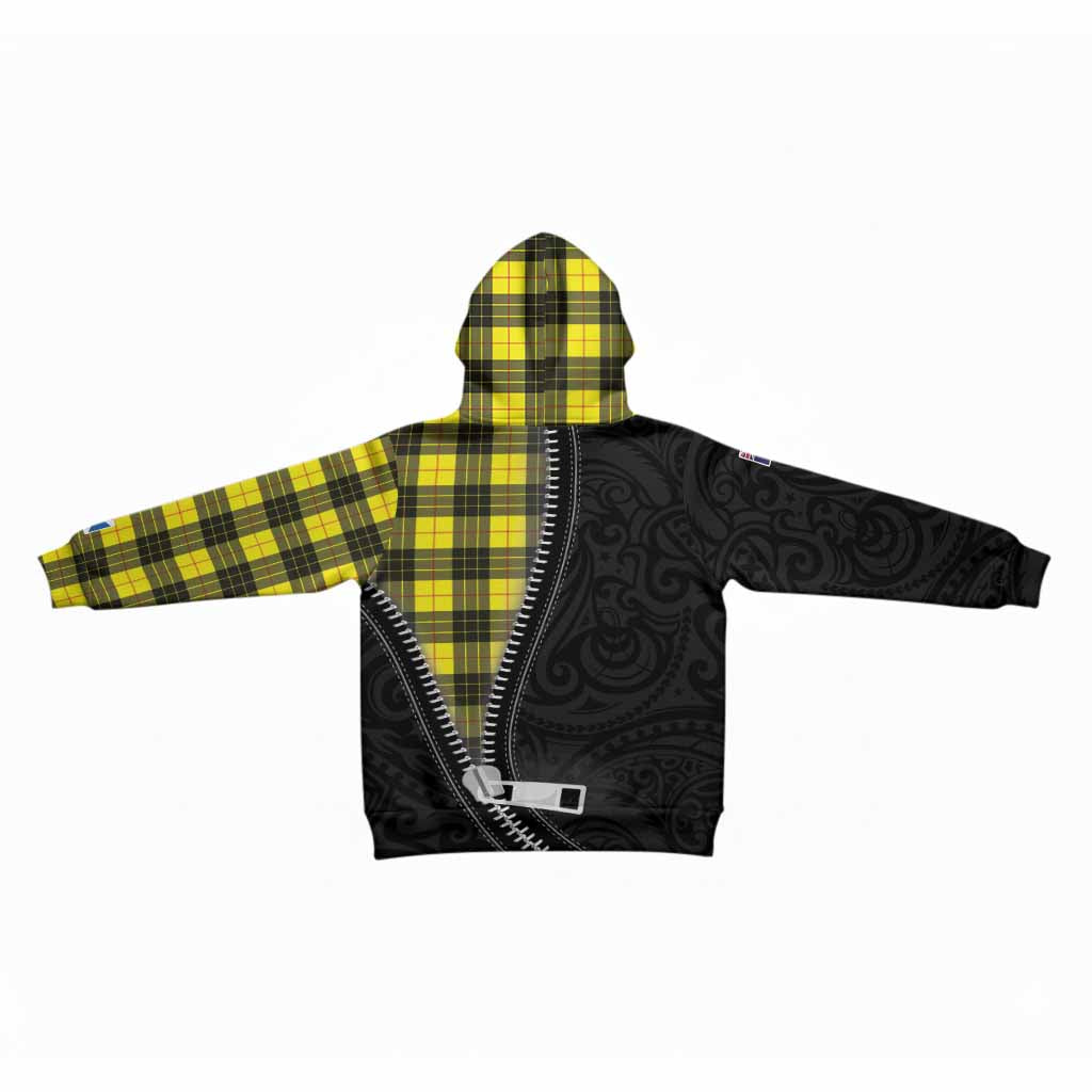 MacLeod (McLeod) Tartan Kid Hoodie New Zealand Pattern Unique Zipper Stylized