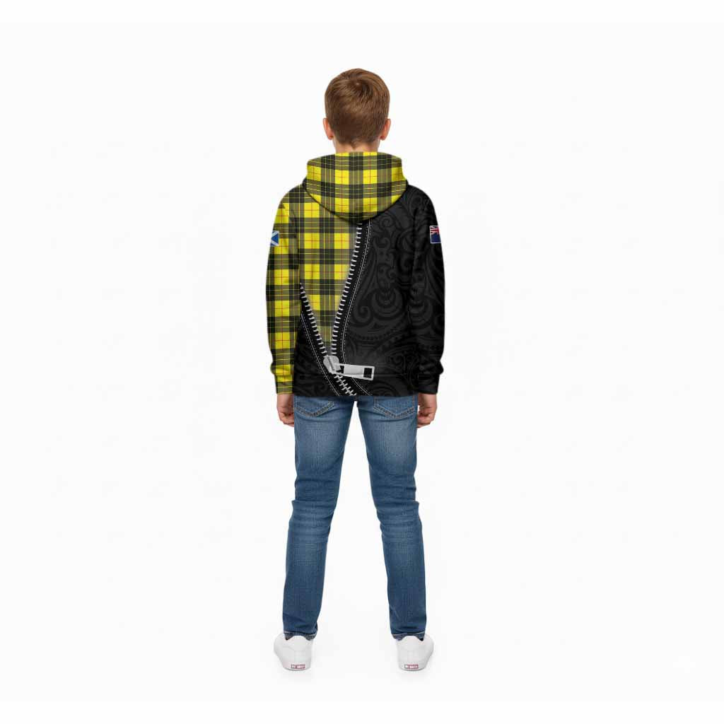 MacLeod (McLeod) Tartan Kid Hoodie New Zealand Pattern Unique Zipper Stylized
