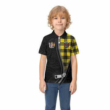 MacLeod (McLeod) Tartan Kid Polo Shirt New Zealand Pattern Unique Zipper Stylized