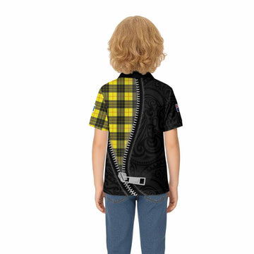 MacLeod (McLeod) Tartan Kid Polo Shirt New Zealand Pattern Unique Zipper Stylized