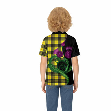 MacLeod (McLeod) Tartan Kid Polo Shirt Traditional Scottish Thistle