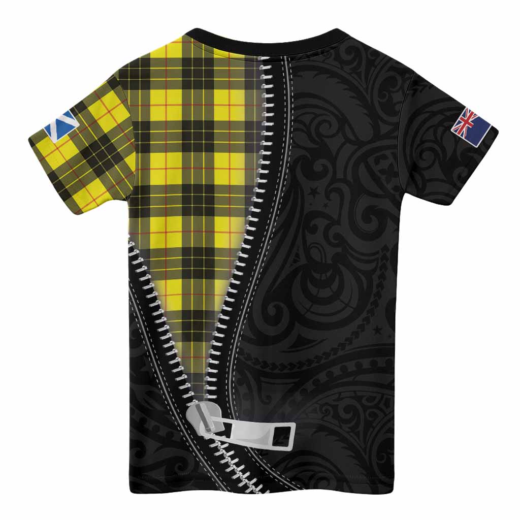 MacLeod (McLeod) Tartan Kid T-shirt New Zealand Pattern Unique Zipper Stylized