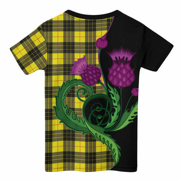 MacLeod (McLeod) Tartan Kid T-shirt Traditional Scottish Thistle