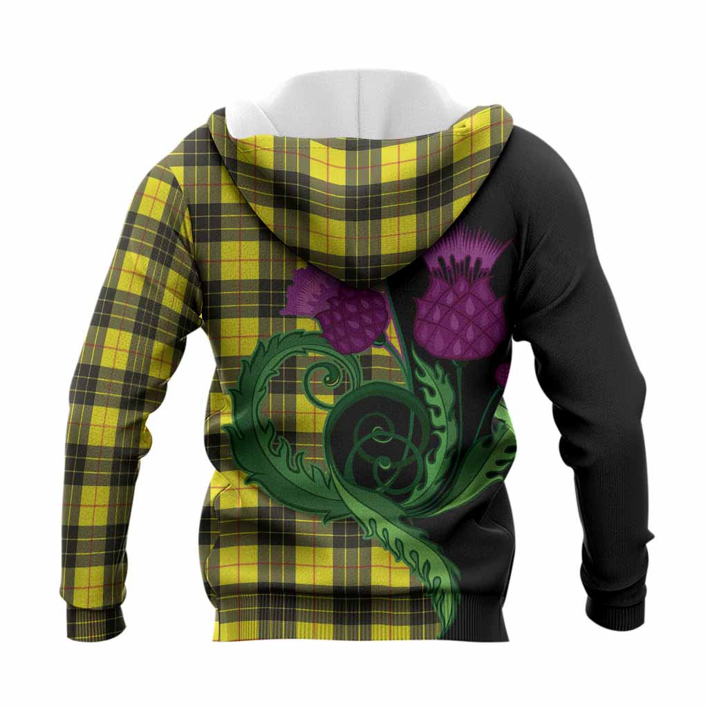 MacLeod (McLeod) Tartan Knitted Hoodie Traditional Scottish Thistle