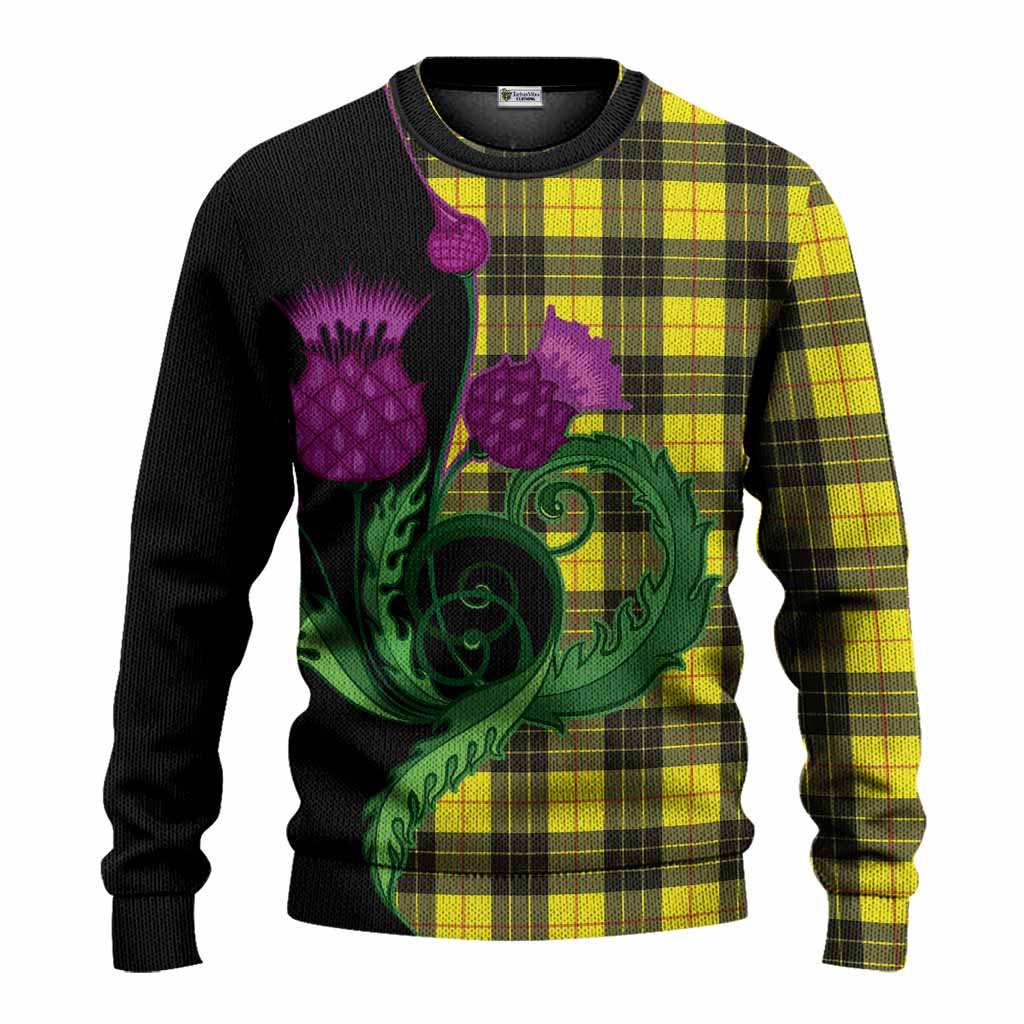 MacLeod (McLeod) Tartan Knitted Sweater Traditional Scottish Thistle