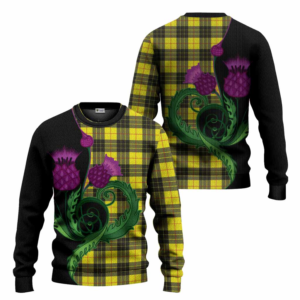 MacLeod (McLeod) Tartan Knitted Sweater Traditional Scottish Thistle