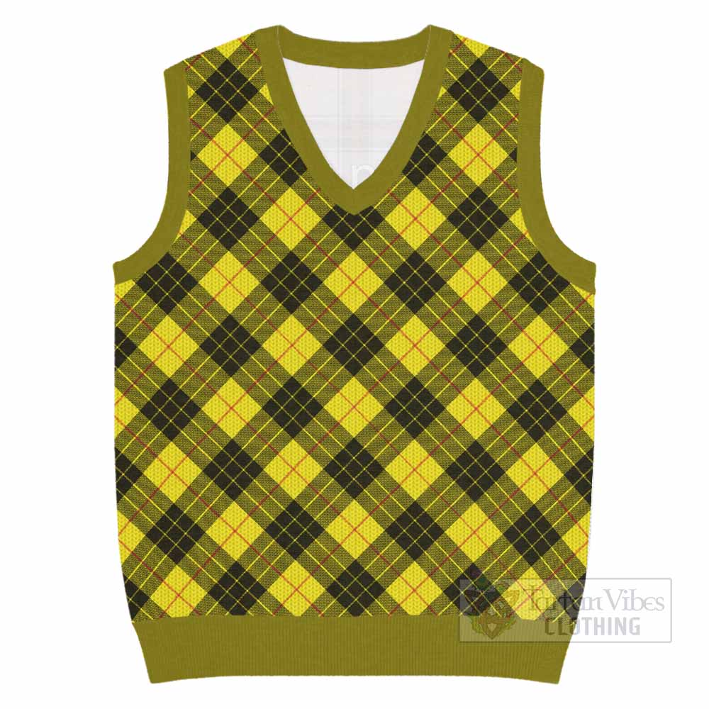 MacLeod (McLeod) Tartan  Knitted V-Neck Vest Cross Style