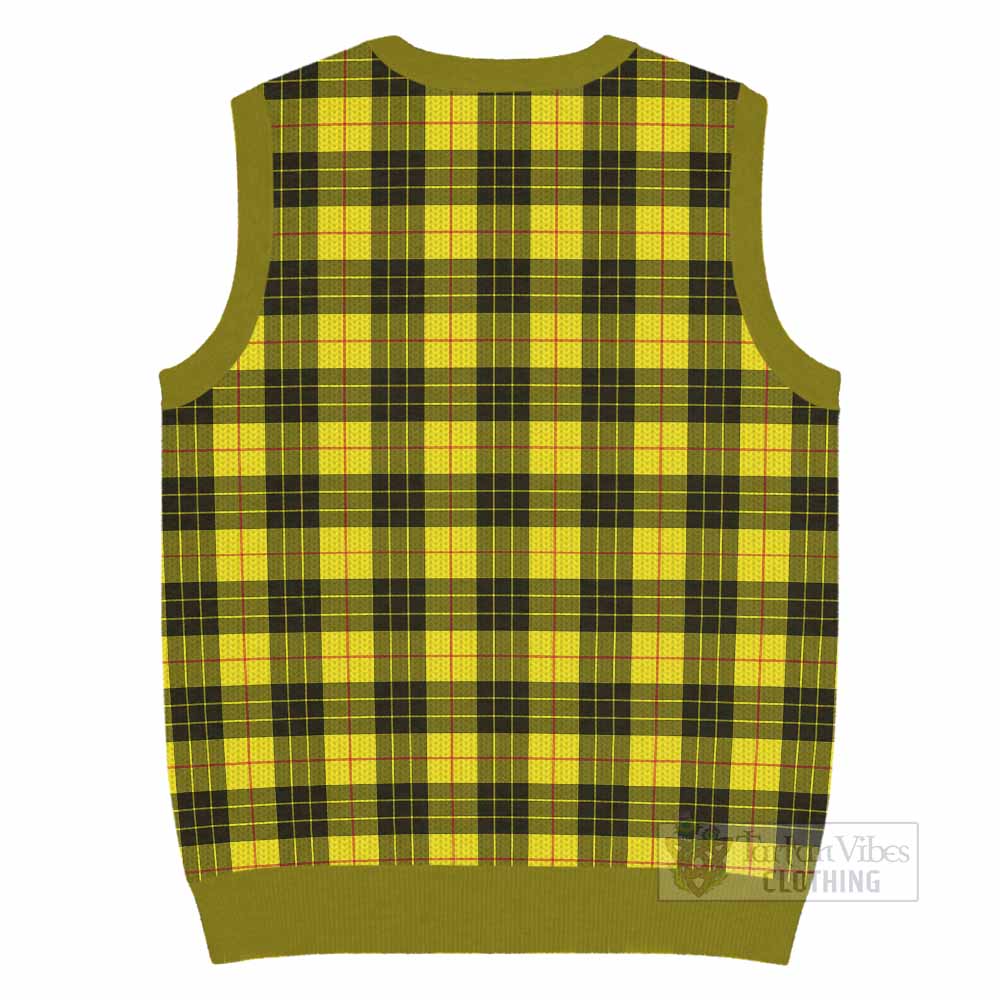 MacLeod (McLeod) Tartan Knitted V-Neck Vest with Family Crest - Tartan Vibes Clothing
