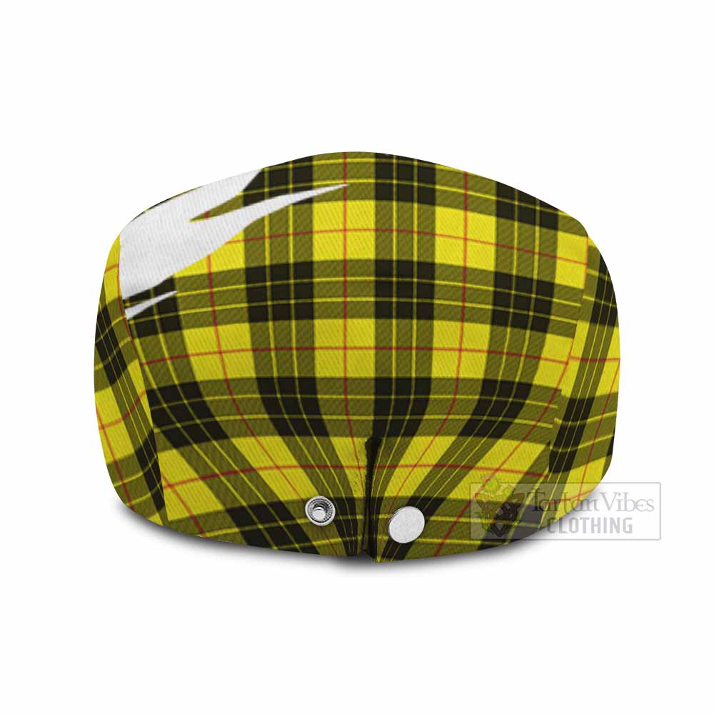 MacLeod (McLeod) Tartan Loch Ness Monster Scottish Heritage Art Flat Cap, Jeff Cap