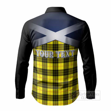 MacLeod (McLeod) Tartan Long Sleeve Button Shirts Alba Gu Brath Unicorn Crest