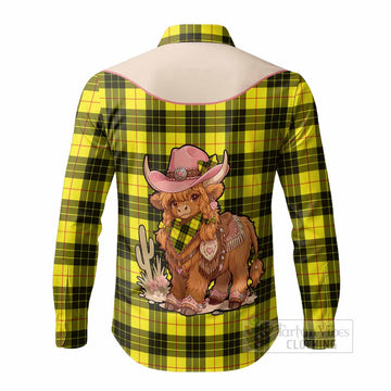 MacLeod (McLeod) Tartan Long Sleeve Button Shirts Wee Coo Cowgirl Cute Style - Tartan Vibes Clothing