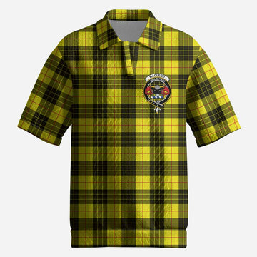 MacLeod (McLeod) Tartan Men’s Polo Sweater Top with Family Crest