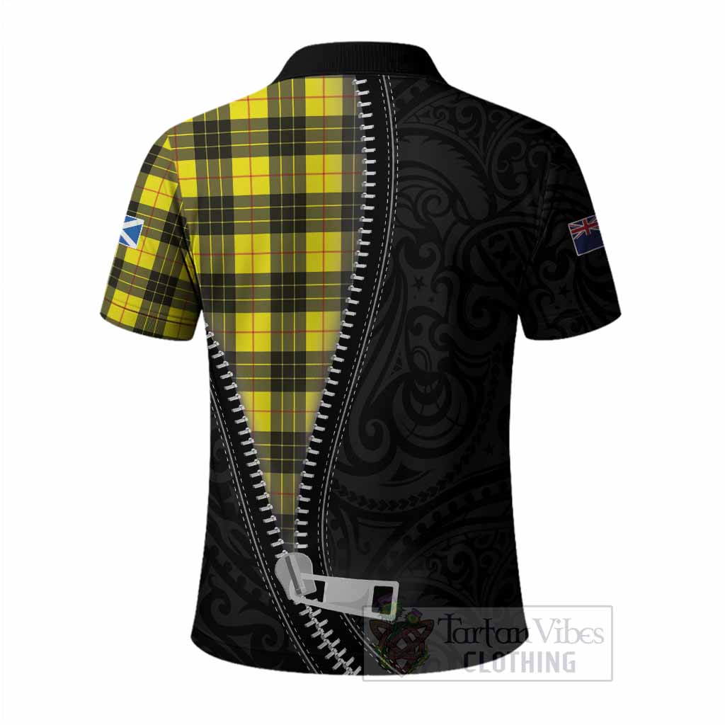 MacLeod (McLeod) Tartan Polo Shirt New Zealand Pattern Unique Zipper Stylized