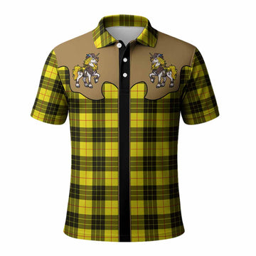 MacLeod (McLeod) Tartan Polo Shirt Rodeo Unicorn Retro Style