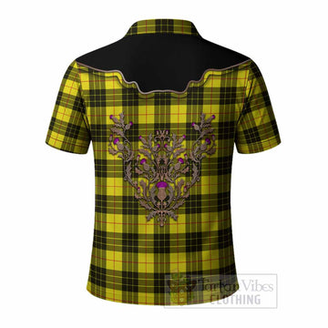 MacLeod (McLeod) Tartan Polo Shirt Thistle Ornament Western Yoke