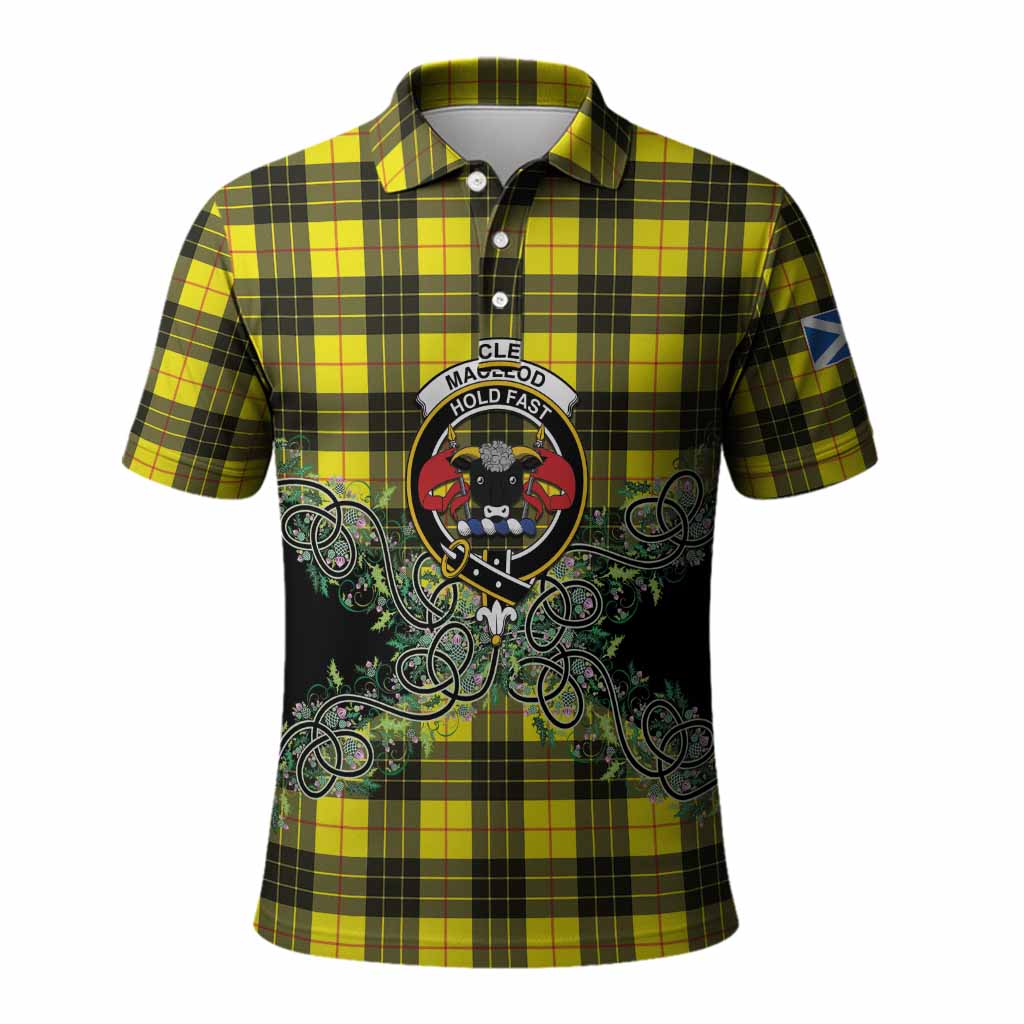 MacLeod (McLeod) Tartan Polo Shirt Thistle Scottish Spirit