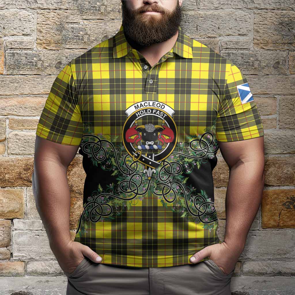 MacLeod (McLeod) Tartan Polo Shirt Thistle Scottish Spirit