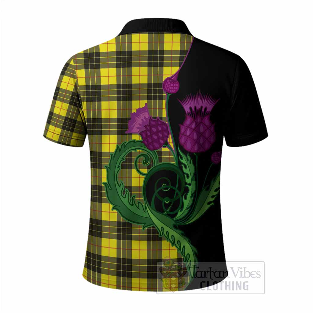 MacLeod (McLeod) Tartan Polo Shirt Traditional Scottish Thistle