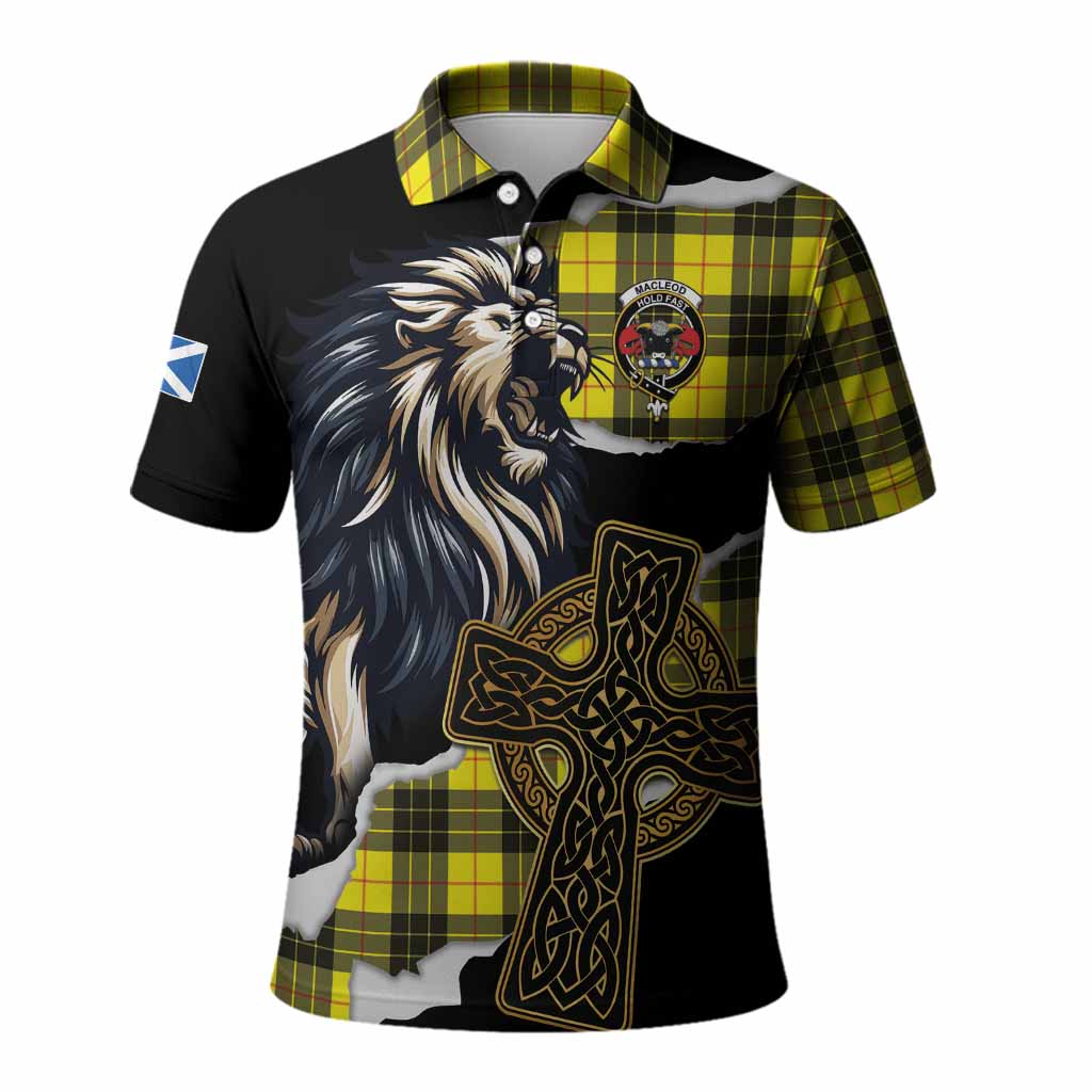 MacLeod (McLeod) Tartan Scottish Polo Shirt Lion Celtic Heritage