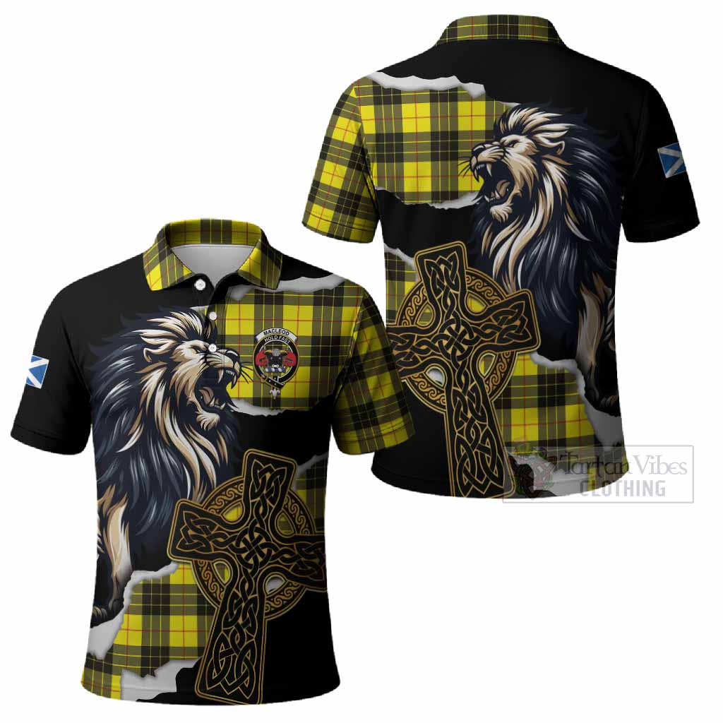 MacLeod (McLeod) Tartan Scottish Polo Shirt Lion Celtic Heritage