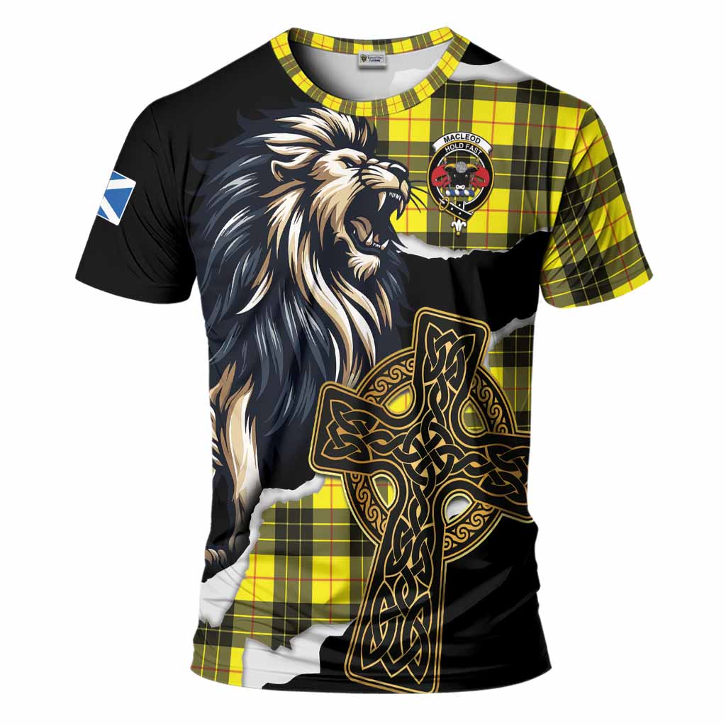 MacLeod (McLeod) Tartan Scottish T-Shirt Lion Celtic Heritage