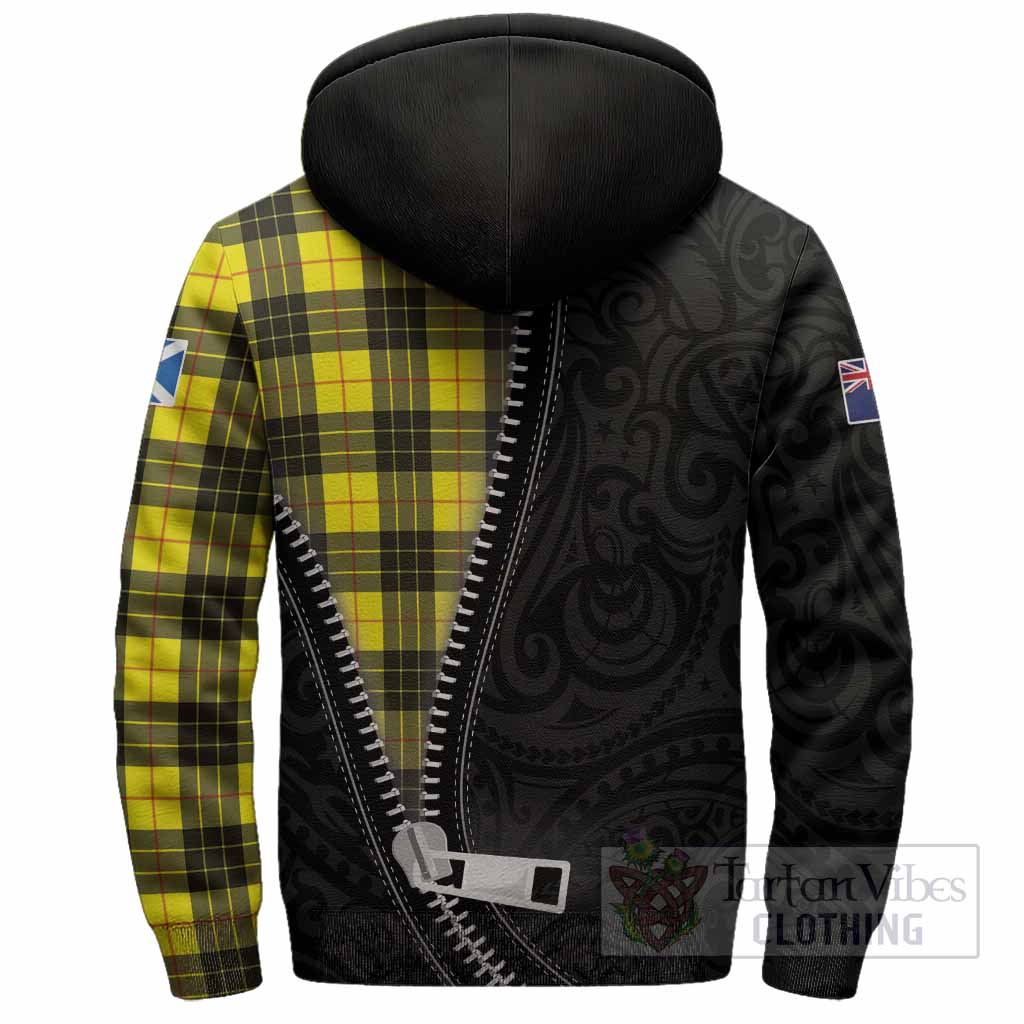 MacLeod (McLeod) Tartan Sherpa Hoodie New Zealand Pattern Unique Zipper Stylized